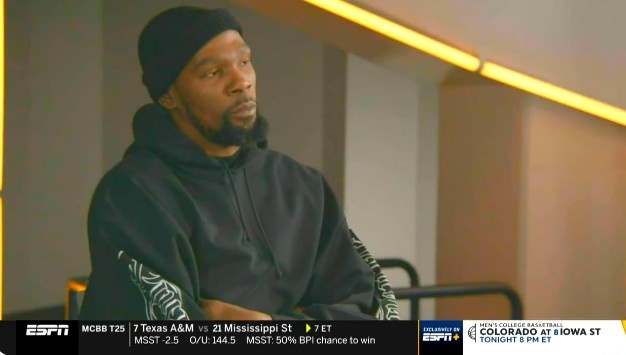 還打多久退役？KD：目前無法預(yù)測終點 可能會發(fā)生也可能不會