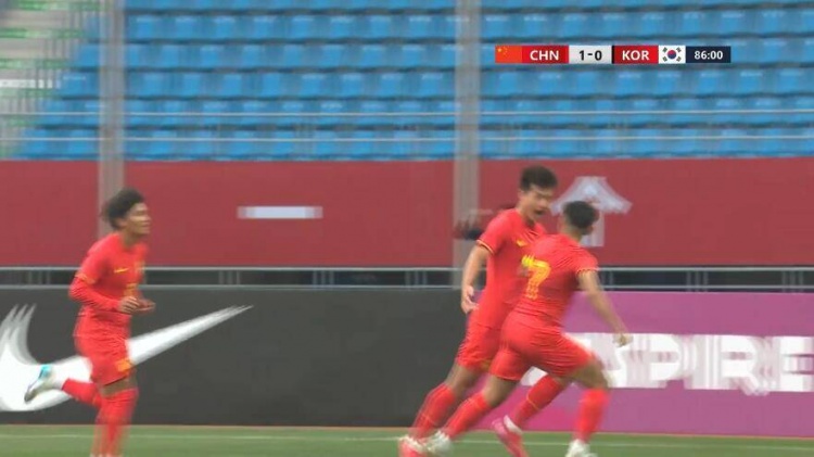 U22國(guó)足1-0韓國(guó)全場(chǎng)數(shù)據(jù)：控球率49%落后韓國(guó)，10射7正領(lǐng)先對(duì)手